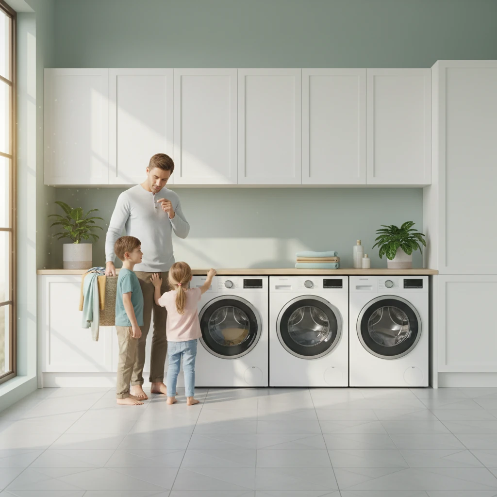خرید ماشین لباسشویی: کدام ظرفیت برای خانواده شما مناسب‌تر است؟
